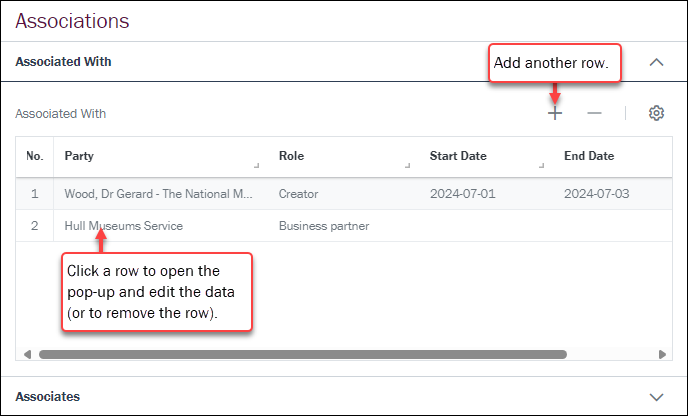 Click to enlarge Table grid
